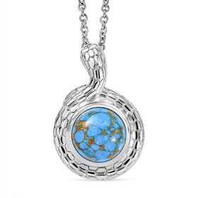 Blaues Türkis Schmuckset ca. 50 cm ca. 3,50 ct.