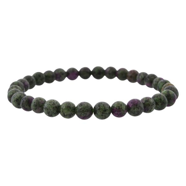 Rubin Zoisit Armband, 19 cm - 53,65 ct.