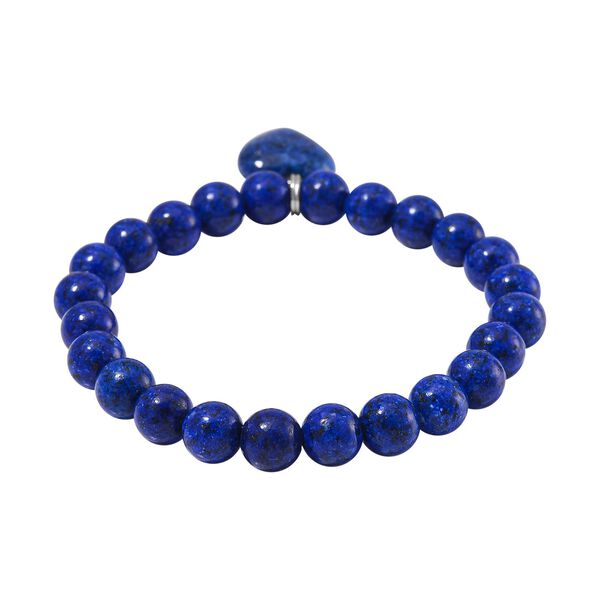 3er-Set- Lapislazuli und weiße Kristall Quarz-Armbänder - 231 ct. image number 6
