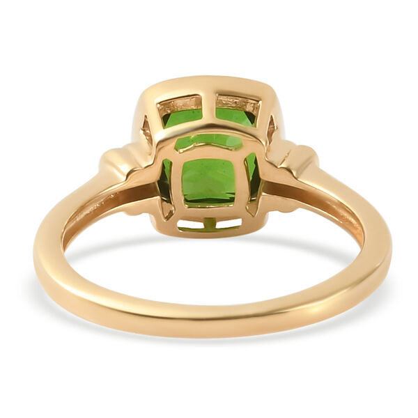 Triplett Quarz Solit&auml;r Ring 925 Silber vergoldet image number 6