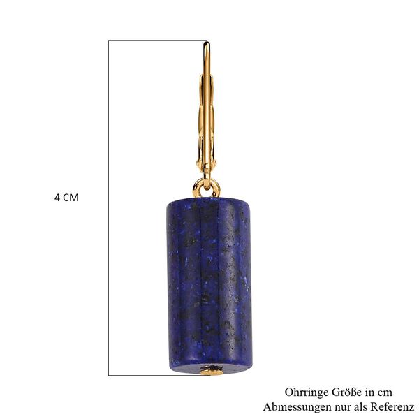 Lapislazuli Schmuckset  Legierung Standard gelb vergoldet ca. 91,40 ct. image number 8