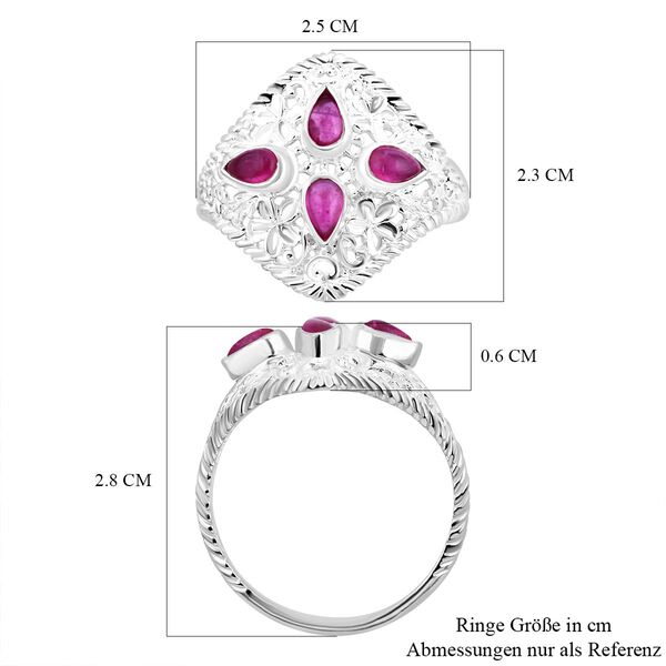Royal Bali Kollektion - Rubin Ring - 1,56 ct. image number 5