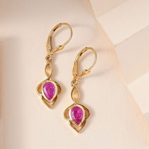 Ilakaka Rosa Saphir Ohrringe - 1,87 ct. image number 2