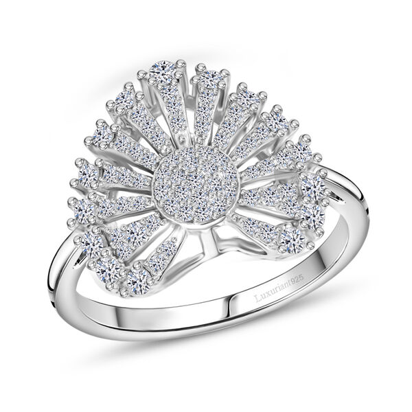 LUXURIANT DIAMOND - Lab Grown Diamant SI-GH Ring 925 Silber rhodiniert (Gr&ouml;&szlig;e 17.00) ca. 0.50 ct image number 3