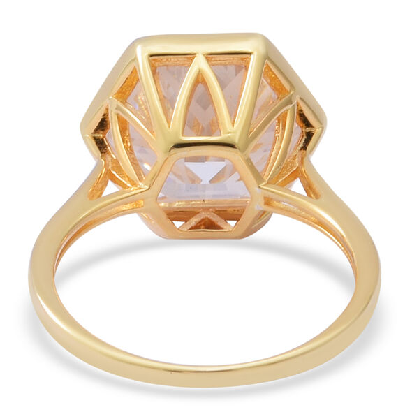 LUSTRO STELLA wei&szlig;er Zirkonia-Ring - 11,89 ct. image number 4