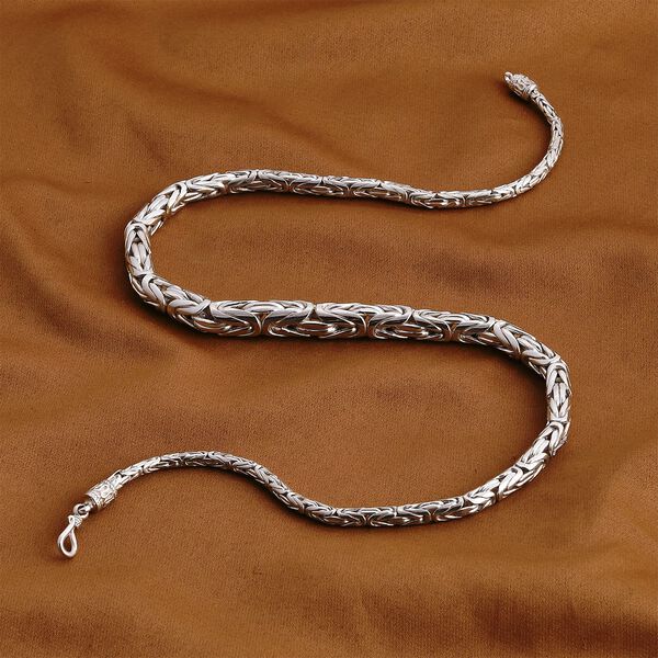 D'Joy Royal Bali - abgestufte Borobudur Halskette in 925 Silber, 50 cm image number 1