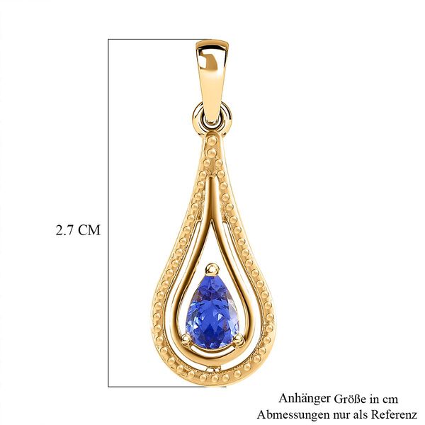 AAA Tansanit Anh&auml;nger - 0,40 ct. image number 3