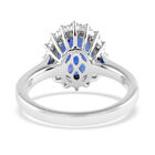 RHAPSODY Tansanit Ring mit Diamant-Halo image number 3