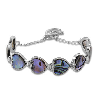 Abalone Muschel Armband ca. Flexibles cm Nickelfreies Messing ca. 50.00 ct