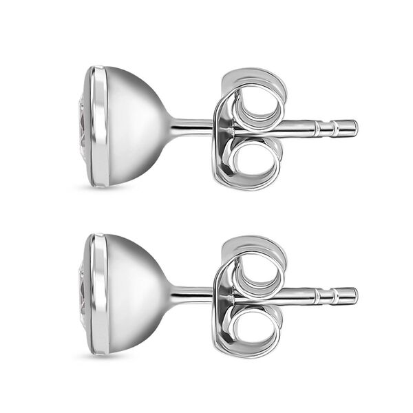 Moissanit Ohrringe, 925 Silber rhodiniert - 0,88 ct. image number 5