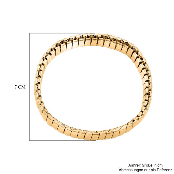 Flexibles Armband in Goldton image number 4