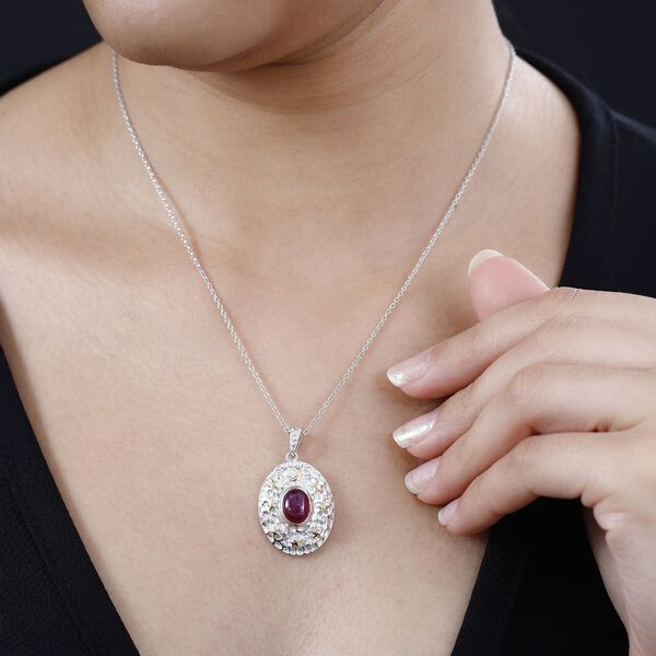 AA afrikanischer Rubin Anhänger - 2,20 ct. image number 3