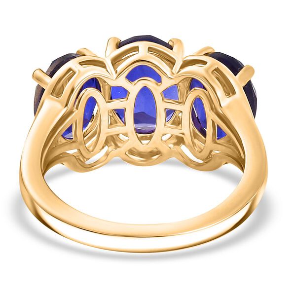 Tansanit-Farbe Quarz Ring - 4,90 ct. image number 6