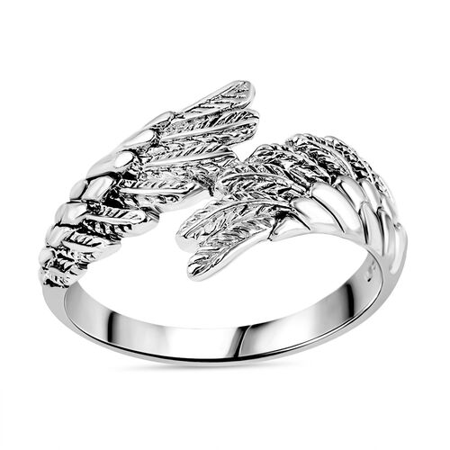 Royal Bali Kollektion- Bypass Ring in 925 Silber image number 0