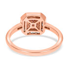 Natürlicher, rosa und SGL zertifizierter weißer Diamant-Ring - 0,33 ct. image number 4