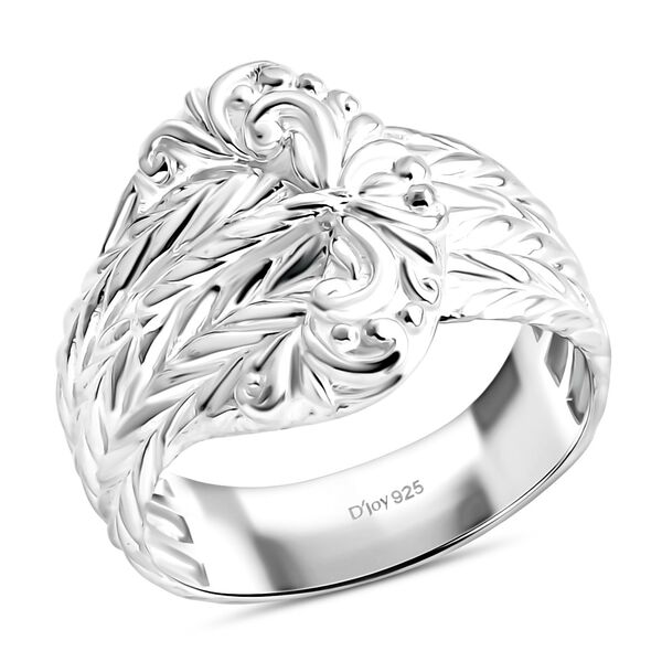 Royal Bali - D Joy 925 Silber Padian Schnalle Ring (Gr&ouml;&szlig;e 17.00) ca. 6,10g