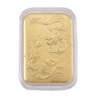 EXKLUSIVES GESCHENK 999er Goldbarren mit Drachen-Motiv