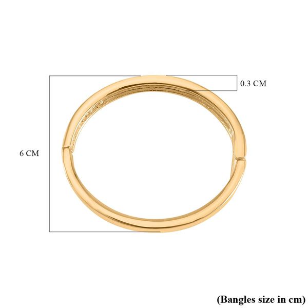 Std Gelb Armreif ca. 18.5 cm ca. 49,00g image number 6