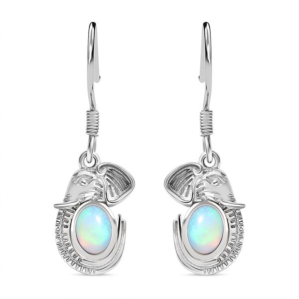 AA Natürliche, äthiopische Welo Opal Ohrringe - 1,05 ct. image number 0
