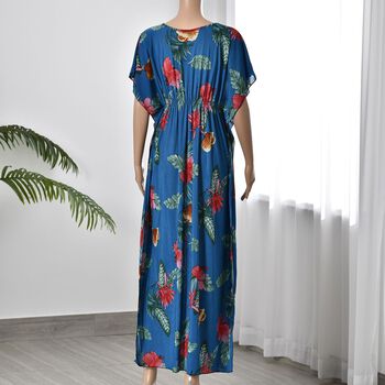 Maxikleid, blau