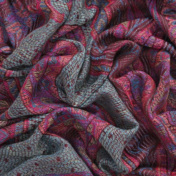 Paisley Schal in lila image number 5