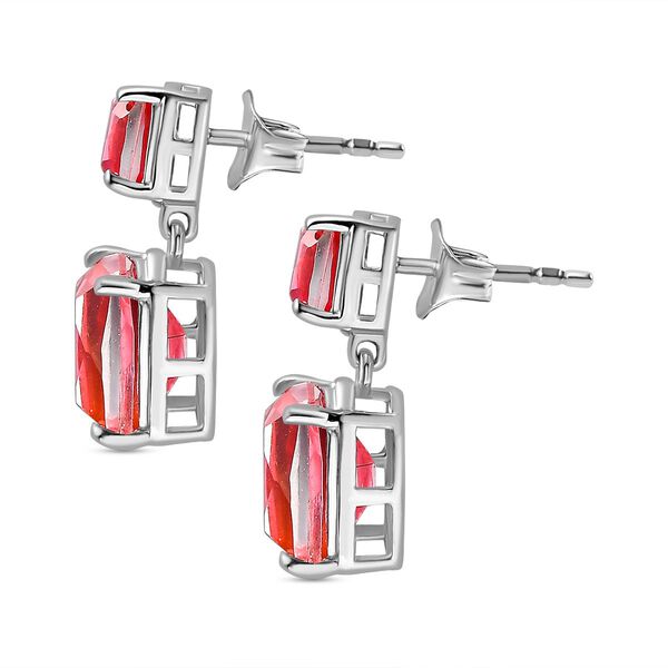 Lachs Triplett Quarz Ohrringe - 9,67 ct. image number 3