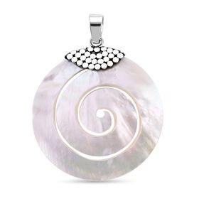 Royal Bali - Perlmutt Anhänger 925 Silber