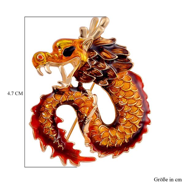 emailliert Brosche ca. 11,68g image number 5