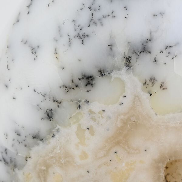 Gem Crystal Kollektion - Dendritischer weißer Achat - M, ca. 2500 cts. image number 5