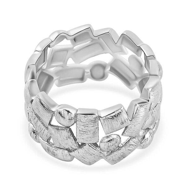 GP Royal Art Deco - Kanchanaburi Blauer Saphir Ring 925 Silber rhodiniert (Gr&ouml;&szlig;e 21.00) image number 4