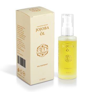 SQIN Botanicals- Kaltgepresstes, nat&uuml;rliches Jojoba&ouml;l, 50ml