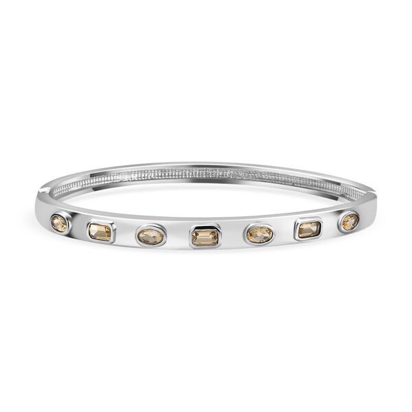 Citrin Armreif ca. 19 cm Edelstahl ca. 2.55 ct image number 0