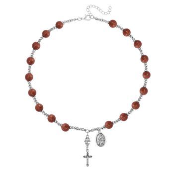 Sonnenstein Halskette, 45+5 cm - 180 ct.