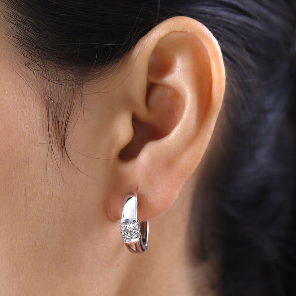 Moissanit Solitär Ohrringe - 1,32 ct. image number 5