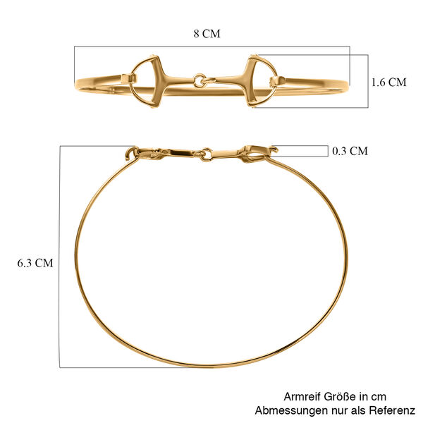 Trensen-Armband in Silber mit Gelbgold Vermeil image number 6