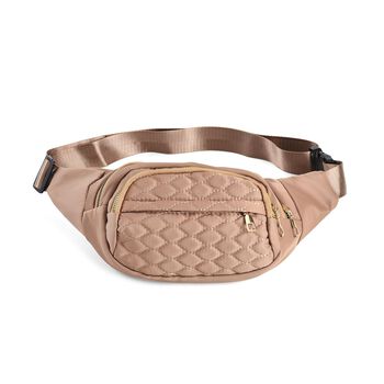 Bauchtasche mit RFID-Schutz, beige