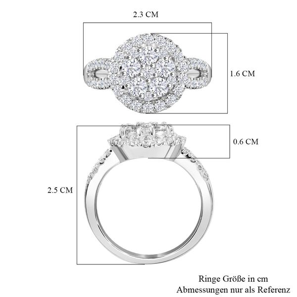 J Francis gefertigt mit SWAROVSKI- Swarovski Zirkonia Ring image number 7