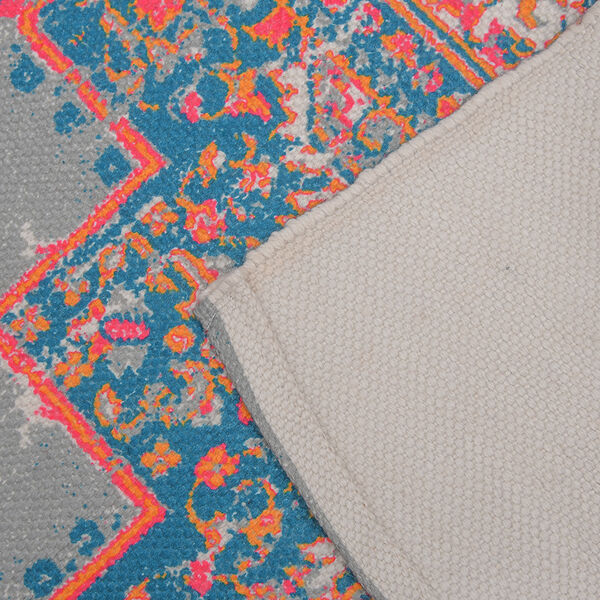 Gewebter Teppich mit Perserdruck, Grau image number 5