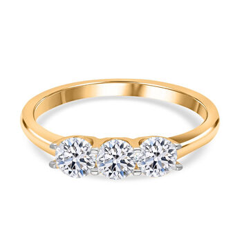 LUXURIANT IGI zertifizierter SI GH Labor Diamant Ring - 1 ct.