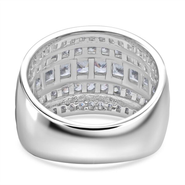 Lustro Stella Wei&szlig;er Zirkonia Ring 925 Silber rhodiniert (Gr&ouml;&szlig;e 17.00) image number 5