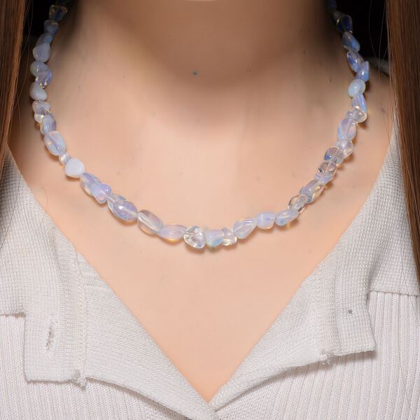 Opalith Halskette, 45+5cm - 132,50 ct. image number 2