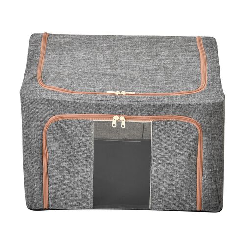 66L Stapelbare Aufbewahrungsbox mit Metallrahmen image number 0