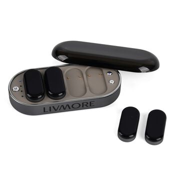 4-in-1 EMS Impuls Massageger&auml;t, kabellos, 9 Intensit&auml;tsstufen, grau