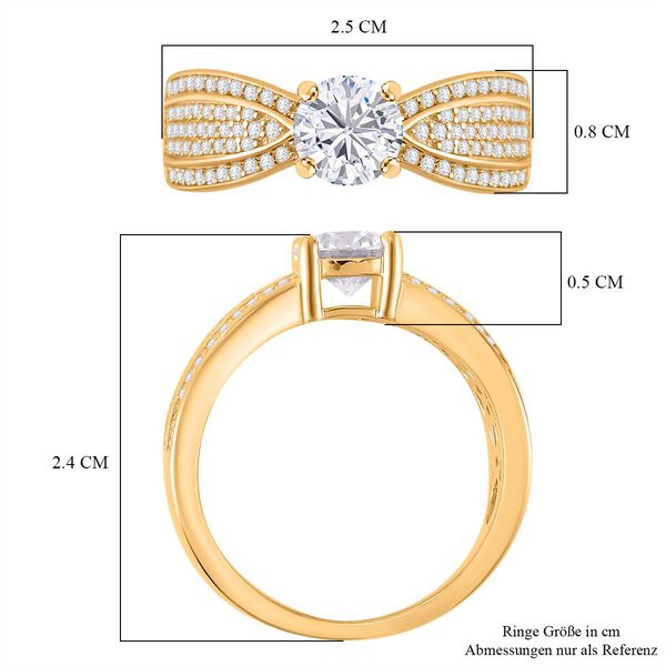 Moissanit Ring - 1,51 ct. image number 6