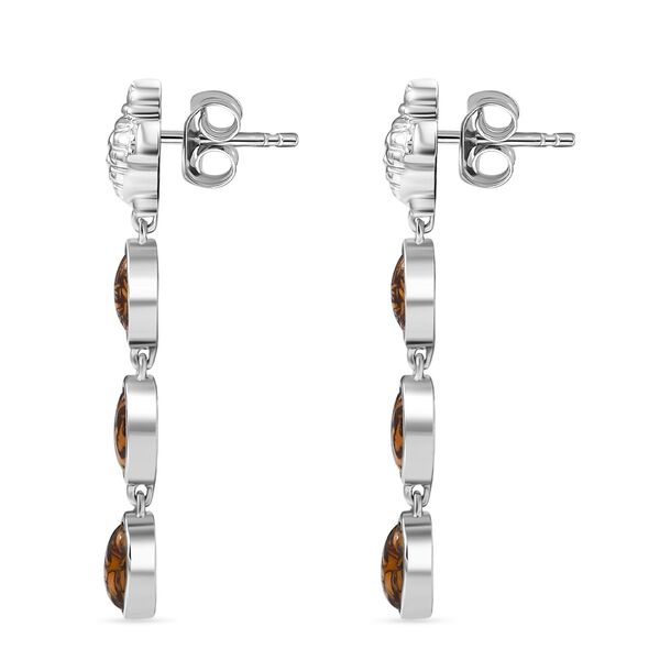 EverTrue Skript Stein Ohrringe - 4,90 ct. image number 4