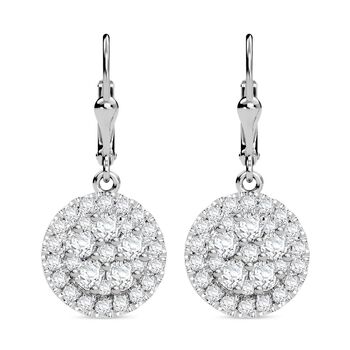 J Francis gefertigt mit SWAROVSKI- Swarovski Zirkonia Ohrringe