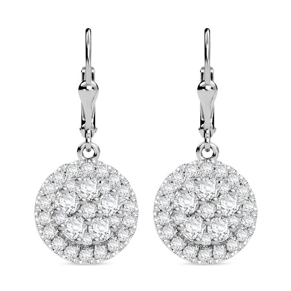 J Francis gefertigt mit SWAROVSKI- Swarovski Zirkonia Ohrringe image number 0