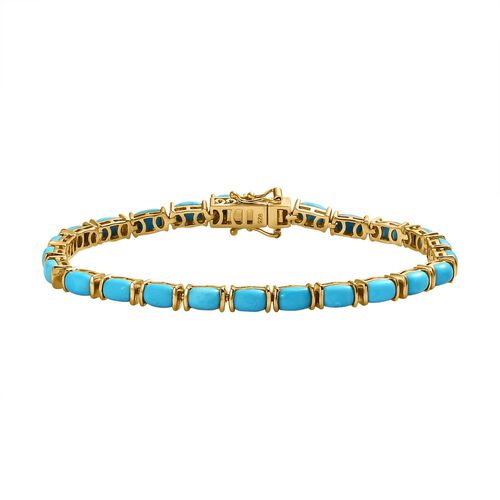 Amerikanisches, natürliches Sleeping Beauty Türkis Eternity-Armband, 19cm - 12,50 ct. image number 0