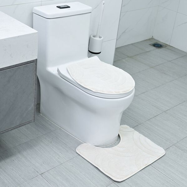 Badgarnitur mit rutschhemmender R&uuml;ckseite, Grau image number 12