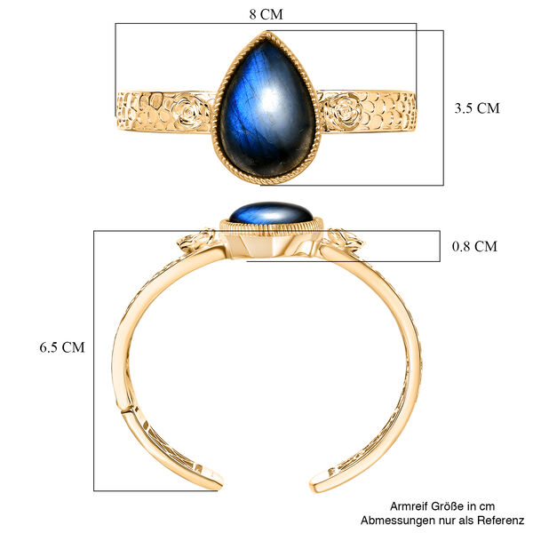 EverTrue AAA Labradorit 19cm Armreif - 31,27 ct. image number 6